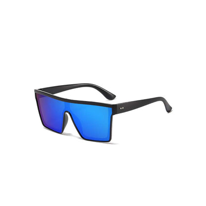 Y2K Punk One-Piece Shield Sunglasses Cyber Shield Wrap-Around Shades