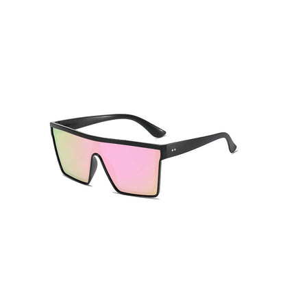 Y2K Punk One-Piece Shield Sunglasses Cyber Shield Wrap-Around Shades