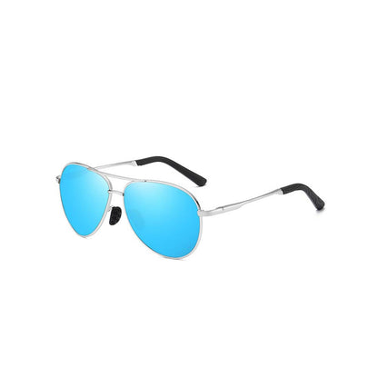 Polarized Metal Aviator – Day & Night Dual-Use Driving Sunglasses