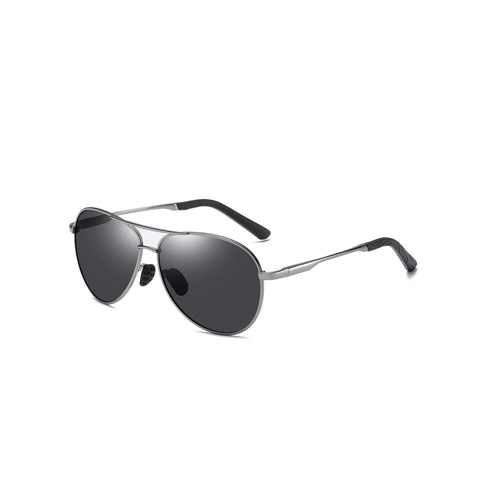Polarized Metal Aviator – Day & Night Dual-Use Driving Sunglasses